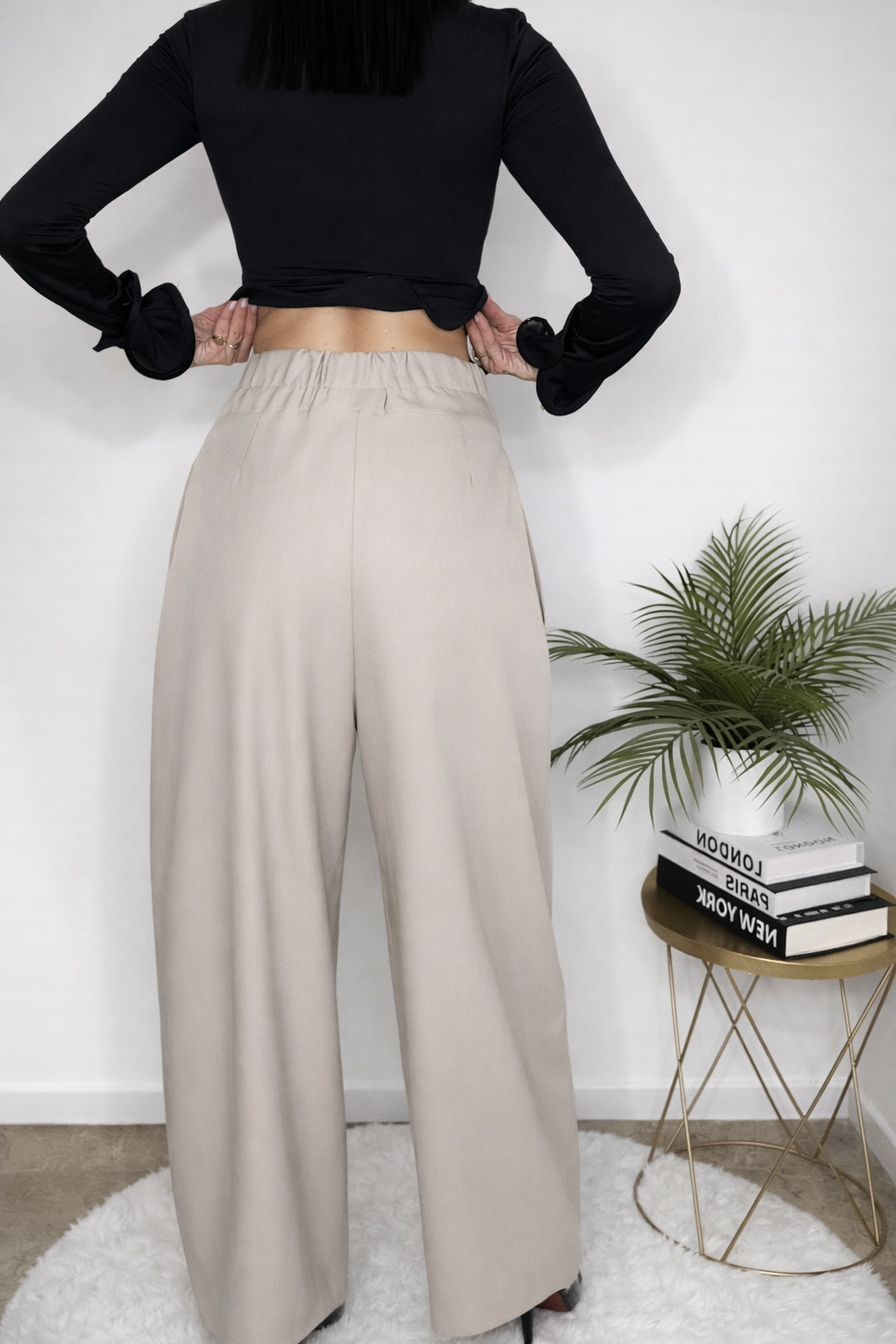 Pantalone Wide Beige