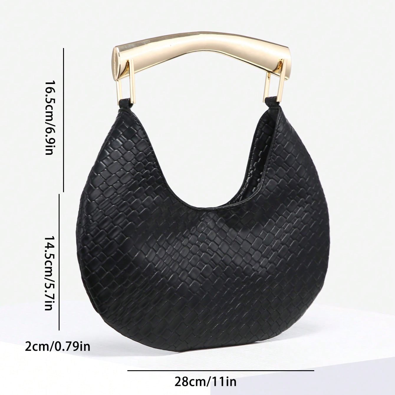 Borsa Noir Curve