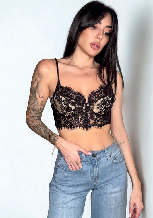 Bralette Noir Lace